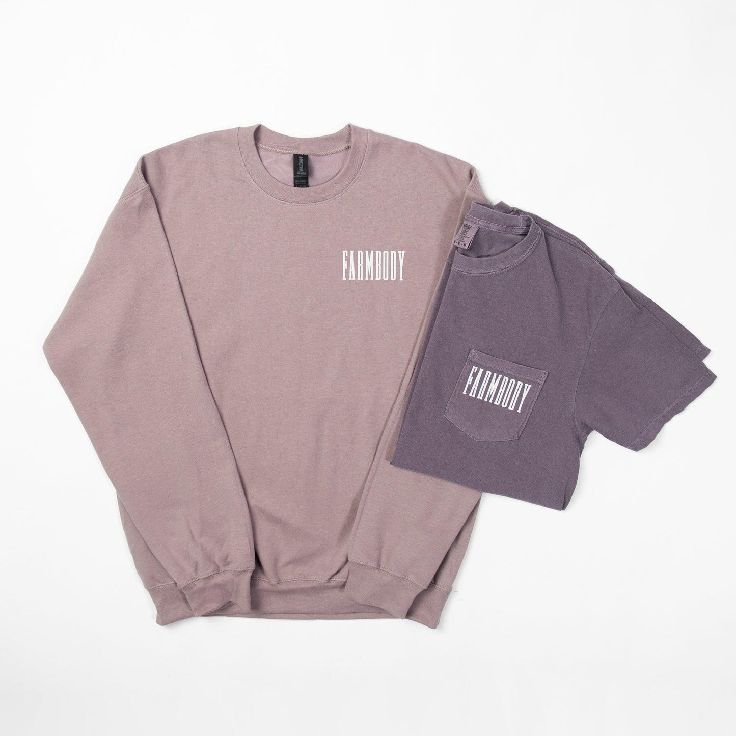 'Farmbody' Mauve Crewneck - American Farm Company