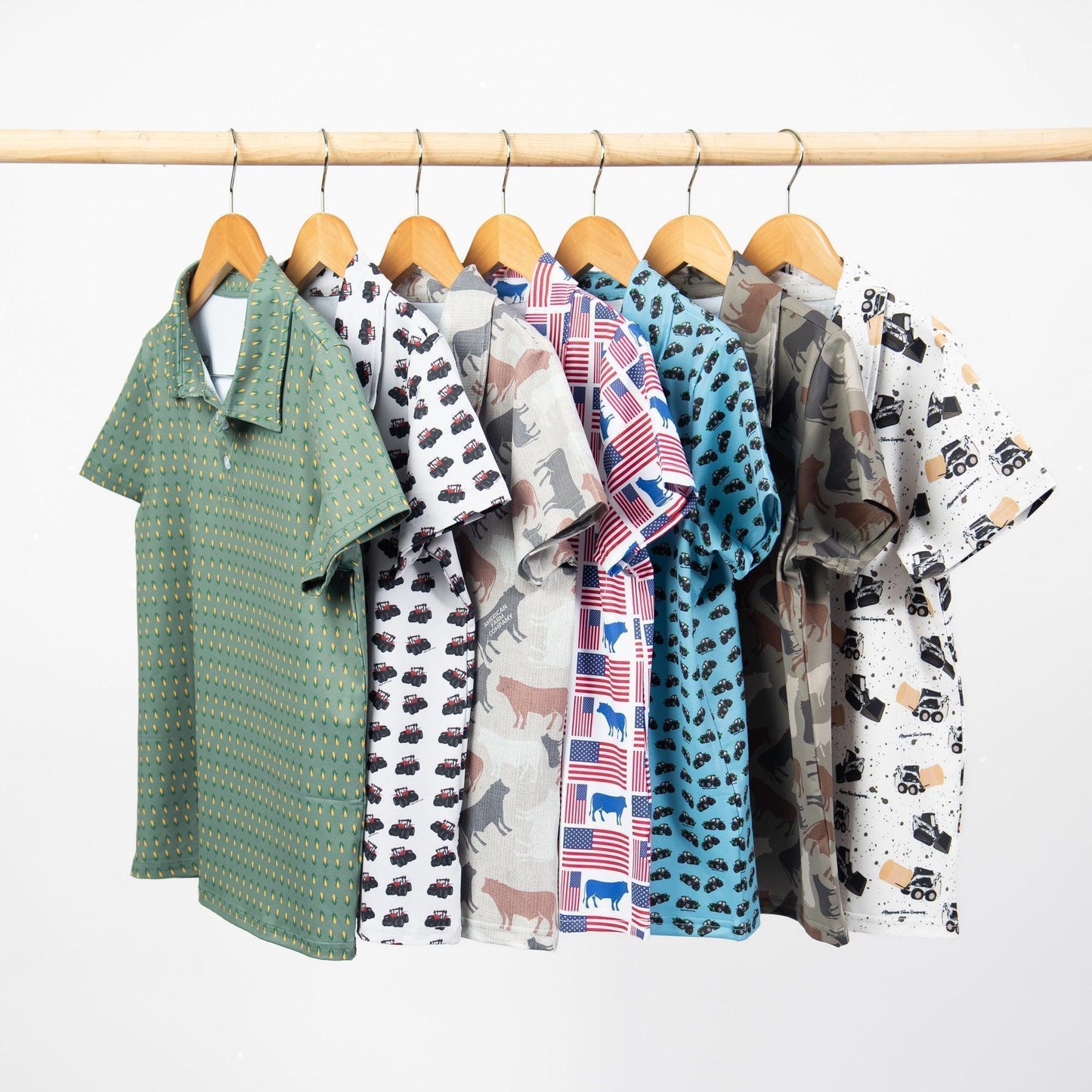 Retro Corn Baby/Youth Performance Polo