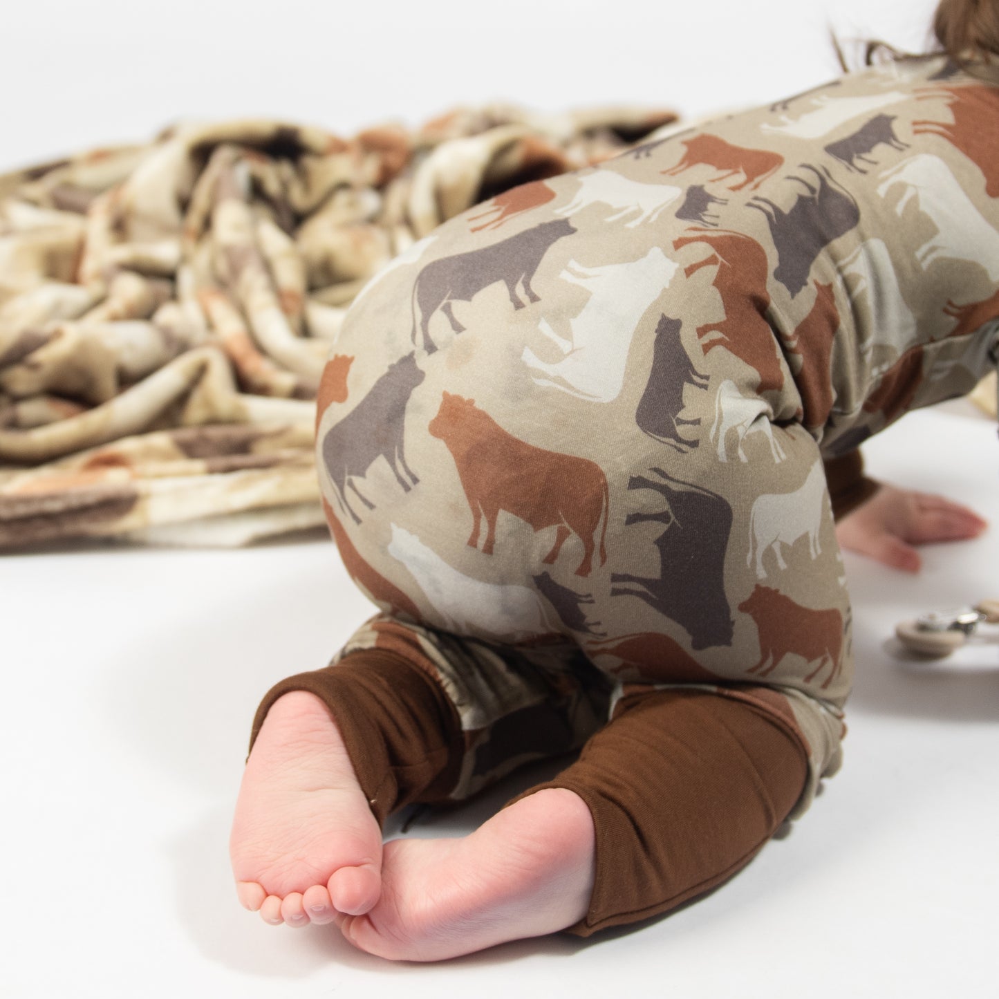 Cow Camo™ Baby Bamboo Zippy