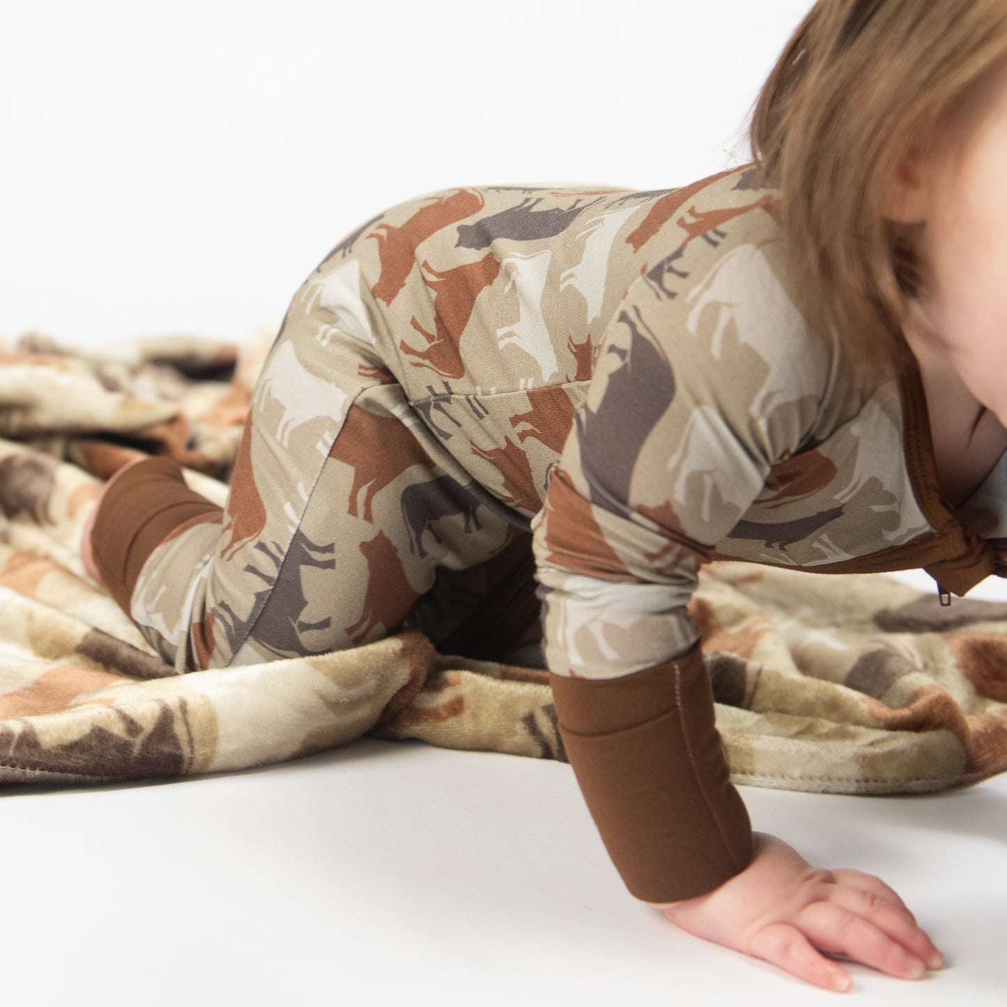 Cow Camo™ Baby Bamboo Zippy