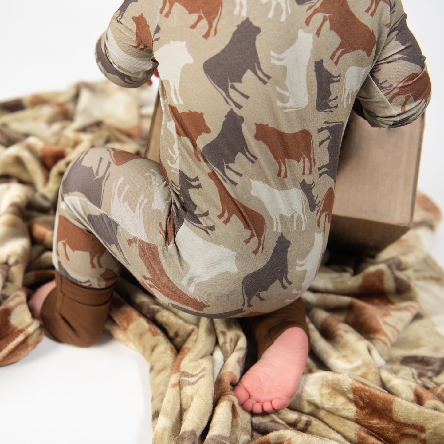 Cow Camo™ Baby Bamboo Zippy