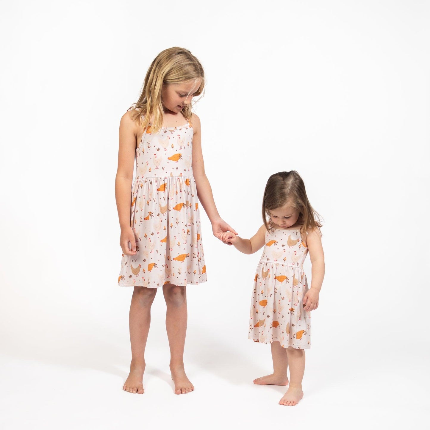 Cottage Chicken Toddler/Youth Bamboo Dress