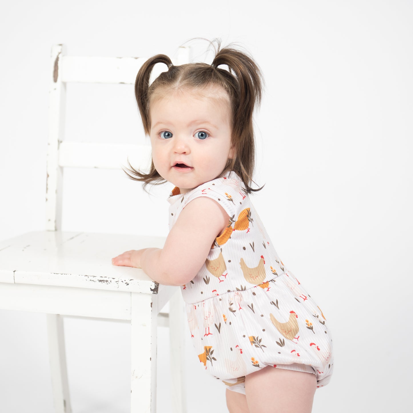 Cottage Chicken Baby Bubble Romper