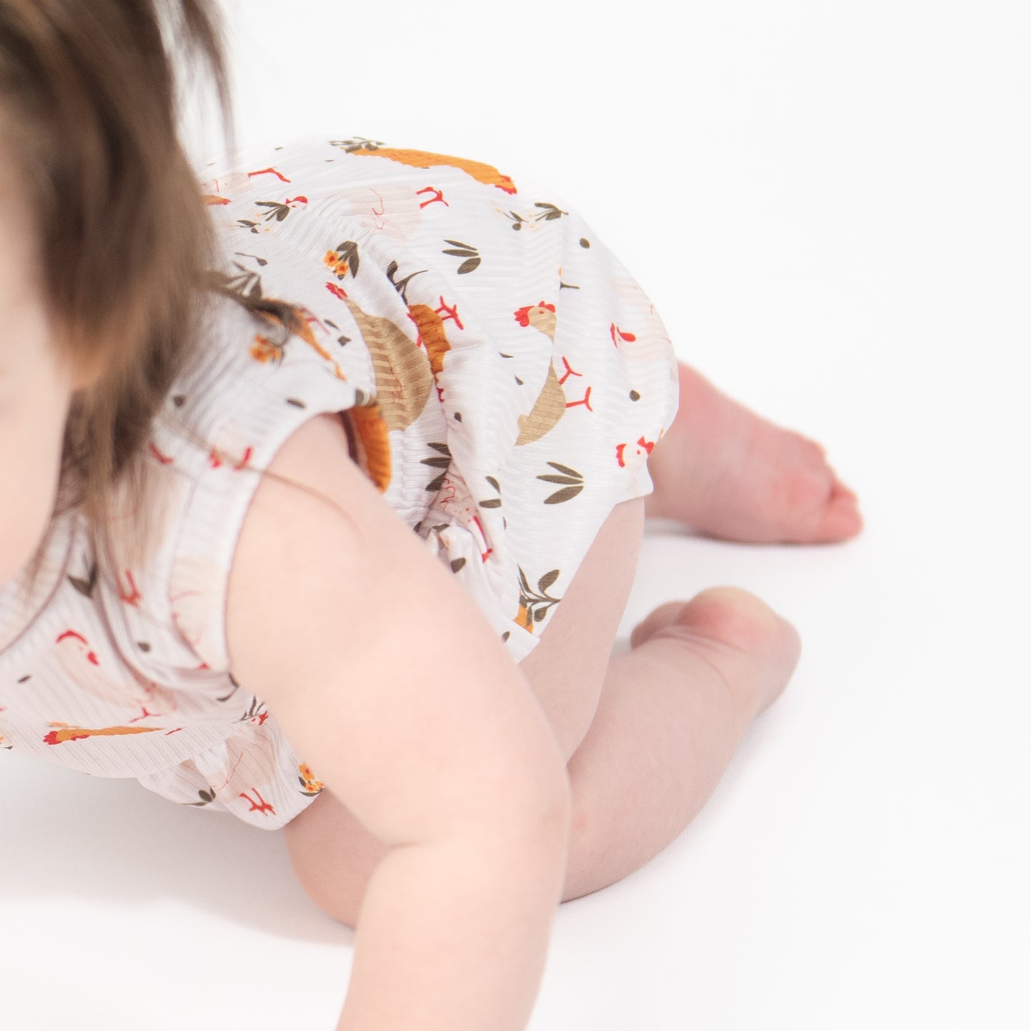 Cottage Chicken Baby Bubble Romper