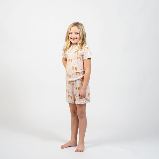 Jersey Calves & Ear Tags Toddler/Youth Bamboo Pajama Set - American Farm Company