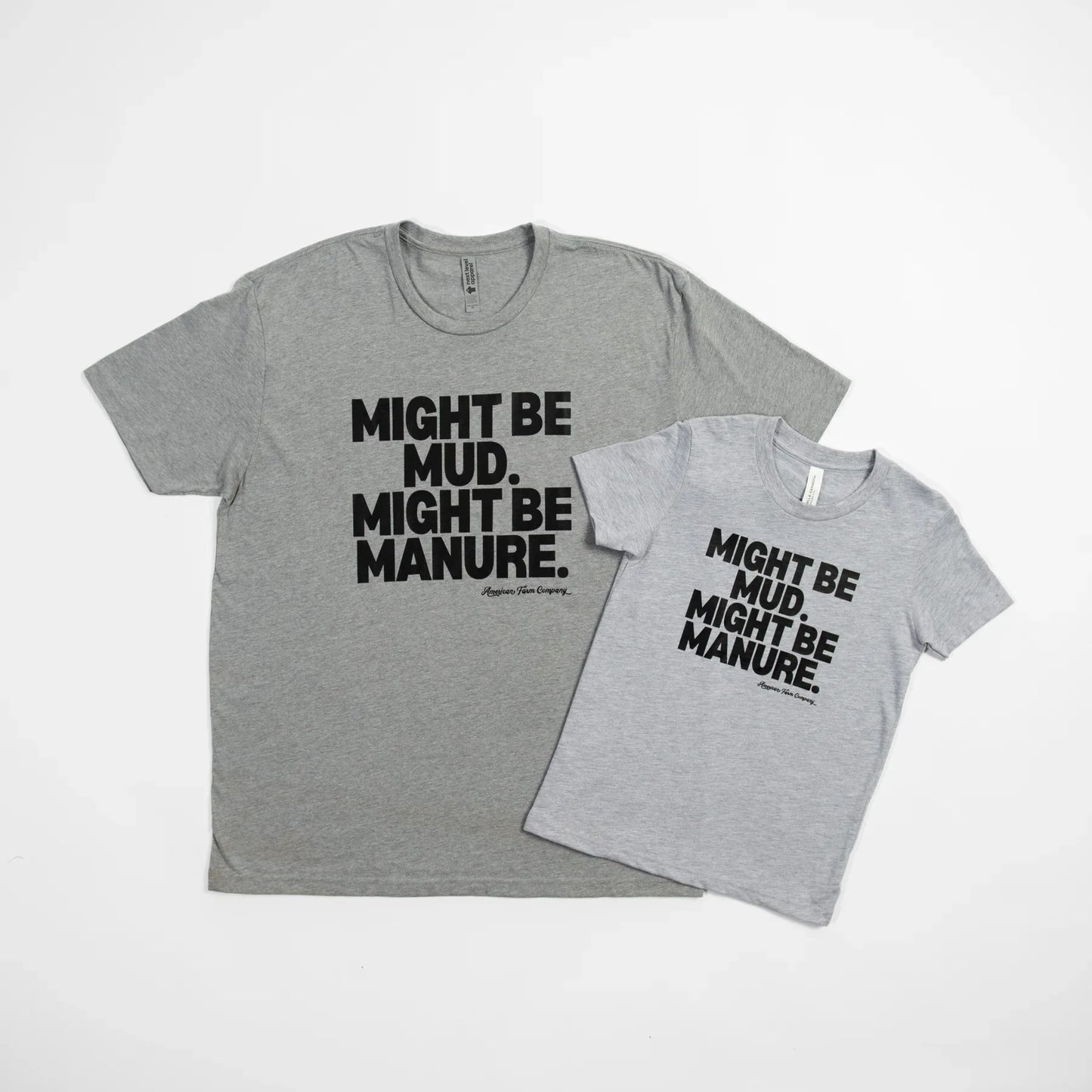 'Mud or Manure' Grey Toddler/Youth Tee