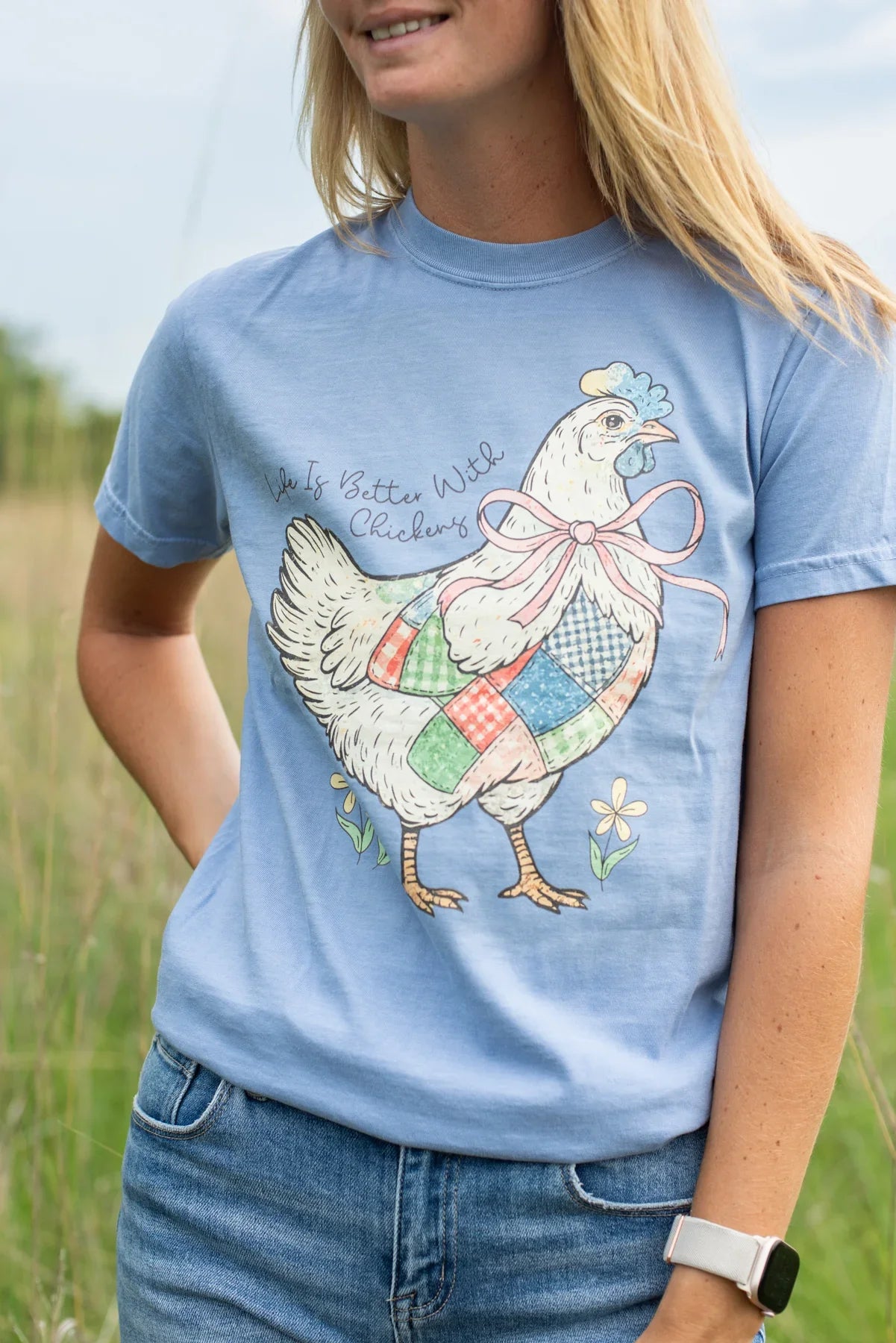 'Life is Better with Chickens' Tee