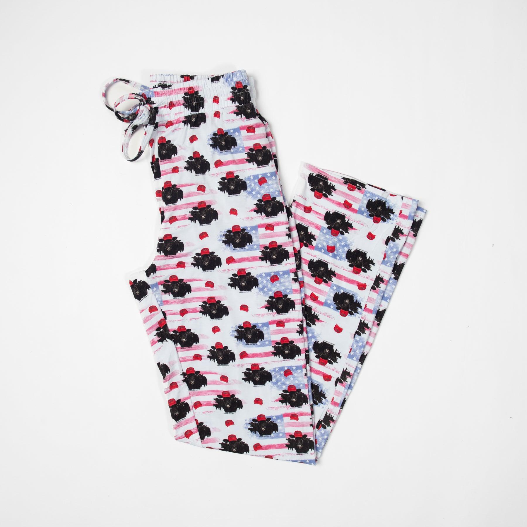 MAGA Cow Adult Bamboo Pajama Pants - American Farm Company