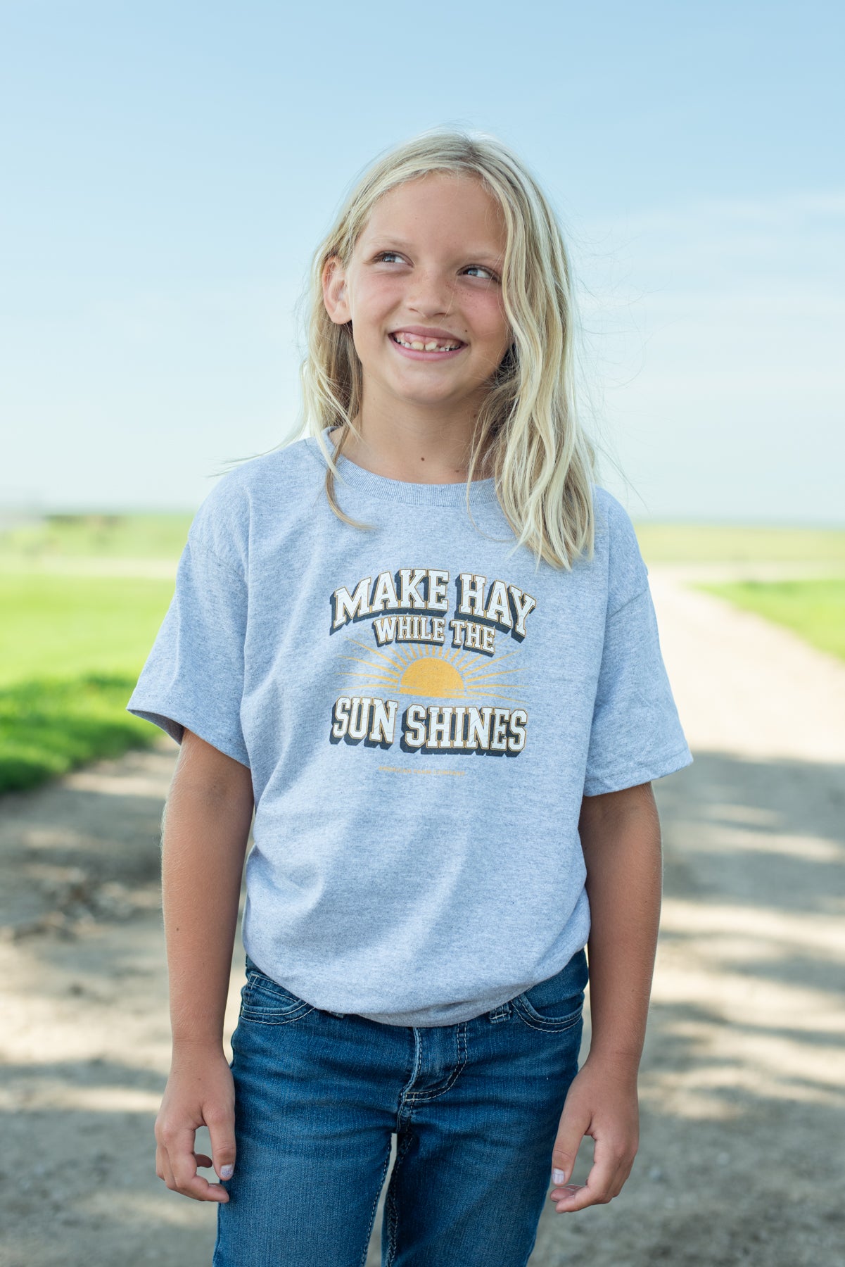 'Make Hay While The Sun Shines' Youth Tee
