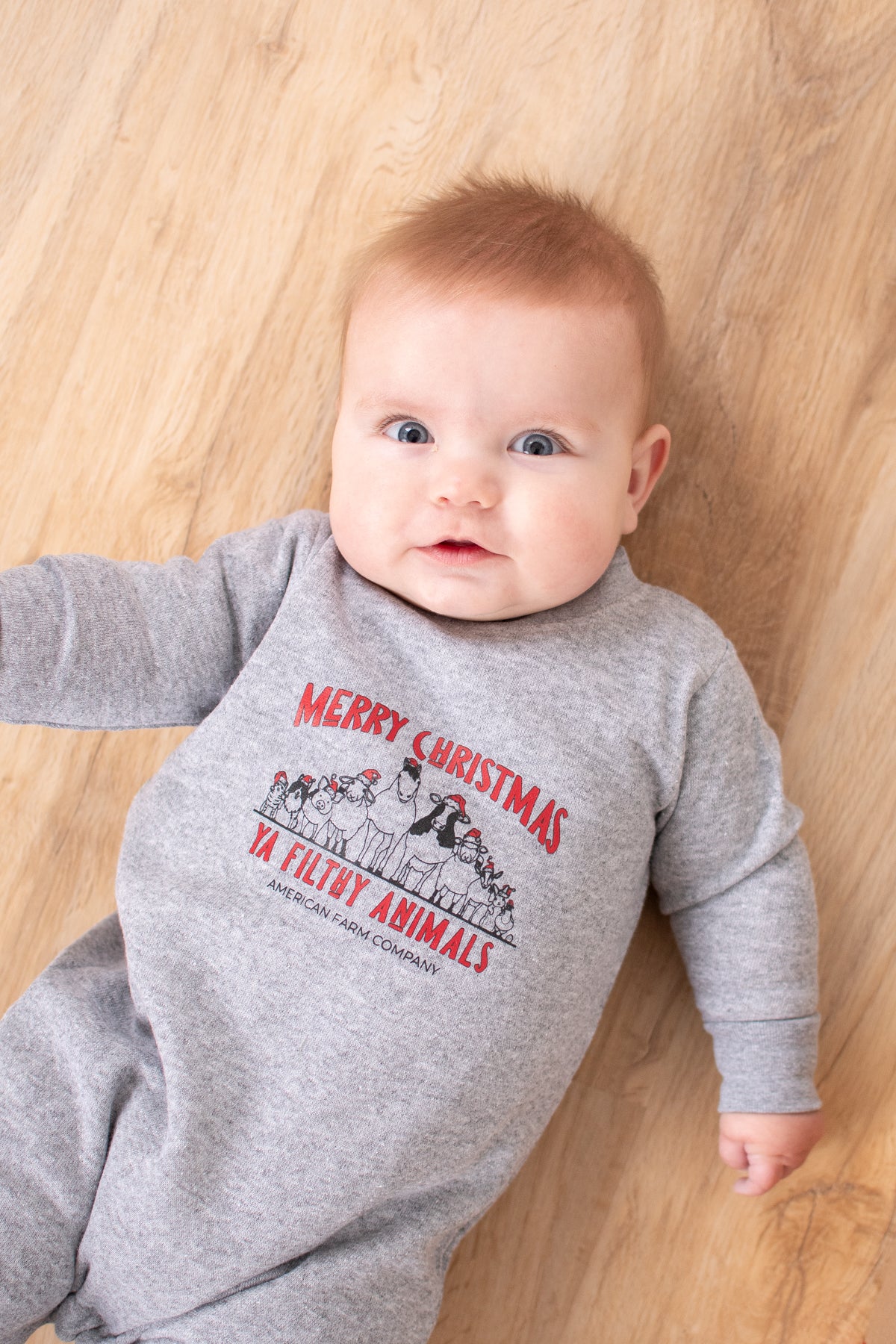 'Merry Christmas Ya Filthy Animal' Baby One Piece