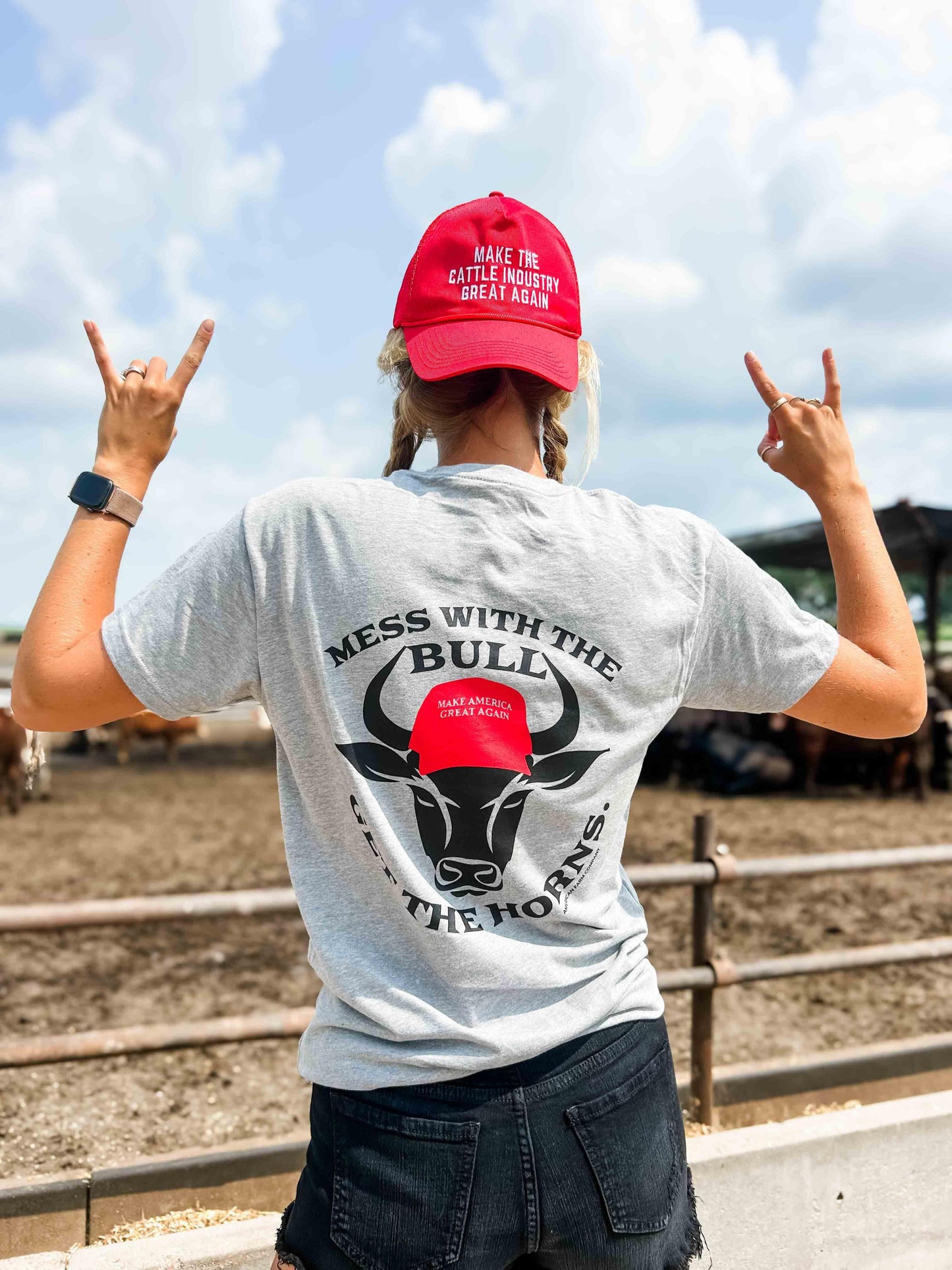 Mess With The Bull MAGA Essentials Tee - Trump ‘24 - American Farm Company