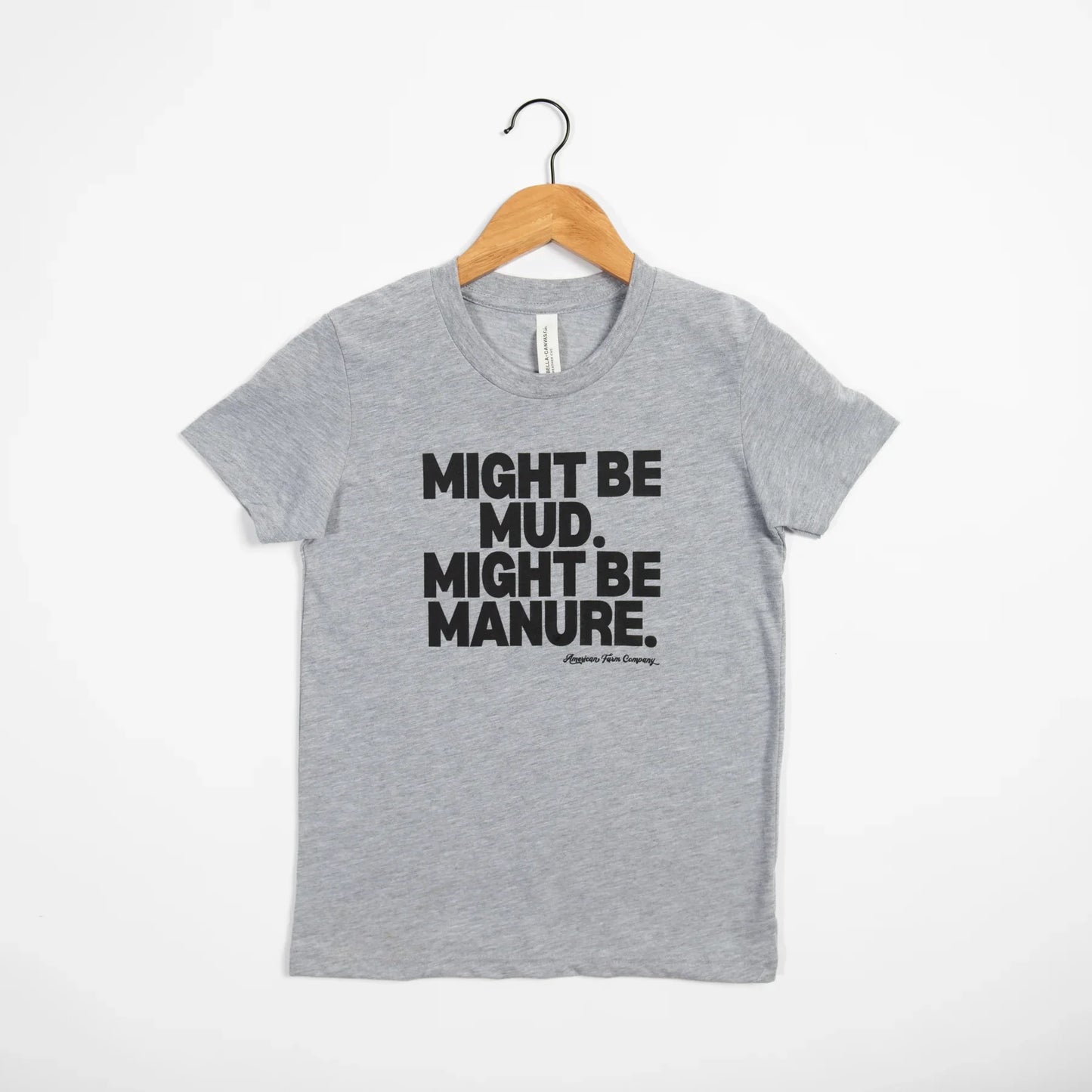 'Mud or Manure' Grey Toddler/Youth Tee