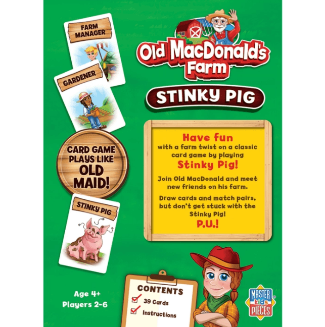 Old Macdonald's Farm Stinky Pig Game - American Farm Company