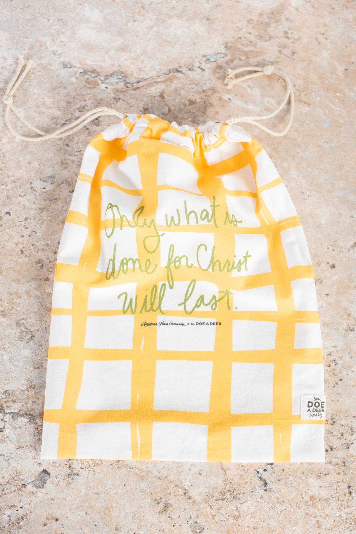 'Only what is done for Christ will last' Bread Bag
