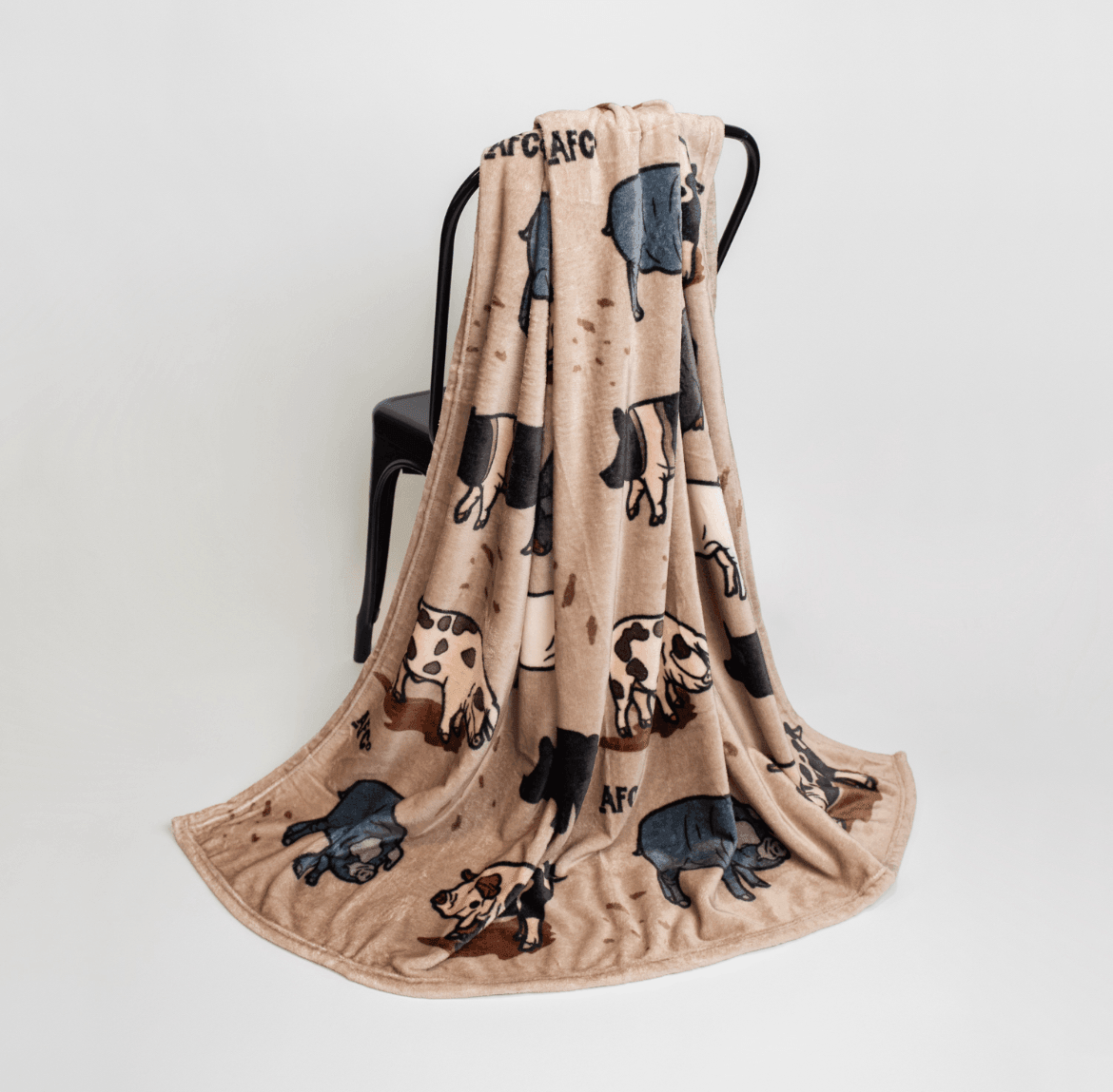 Pig Plush Blanket - American Farm Company