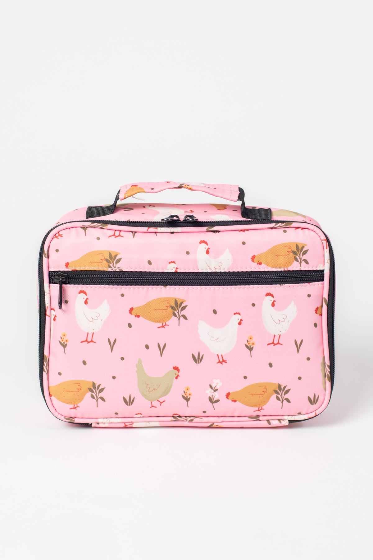 Pink Cottage Chicken Lunch Bag