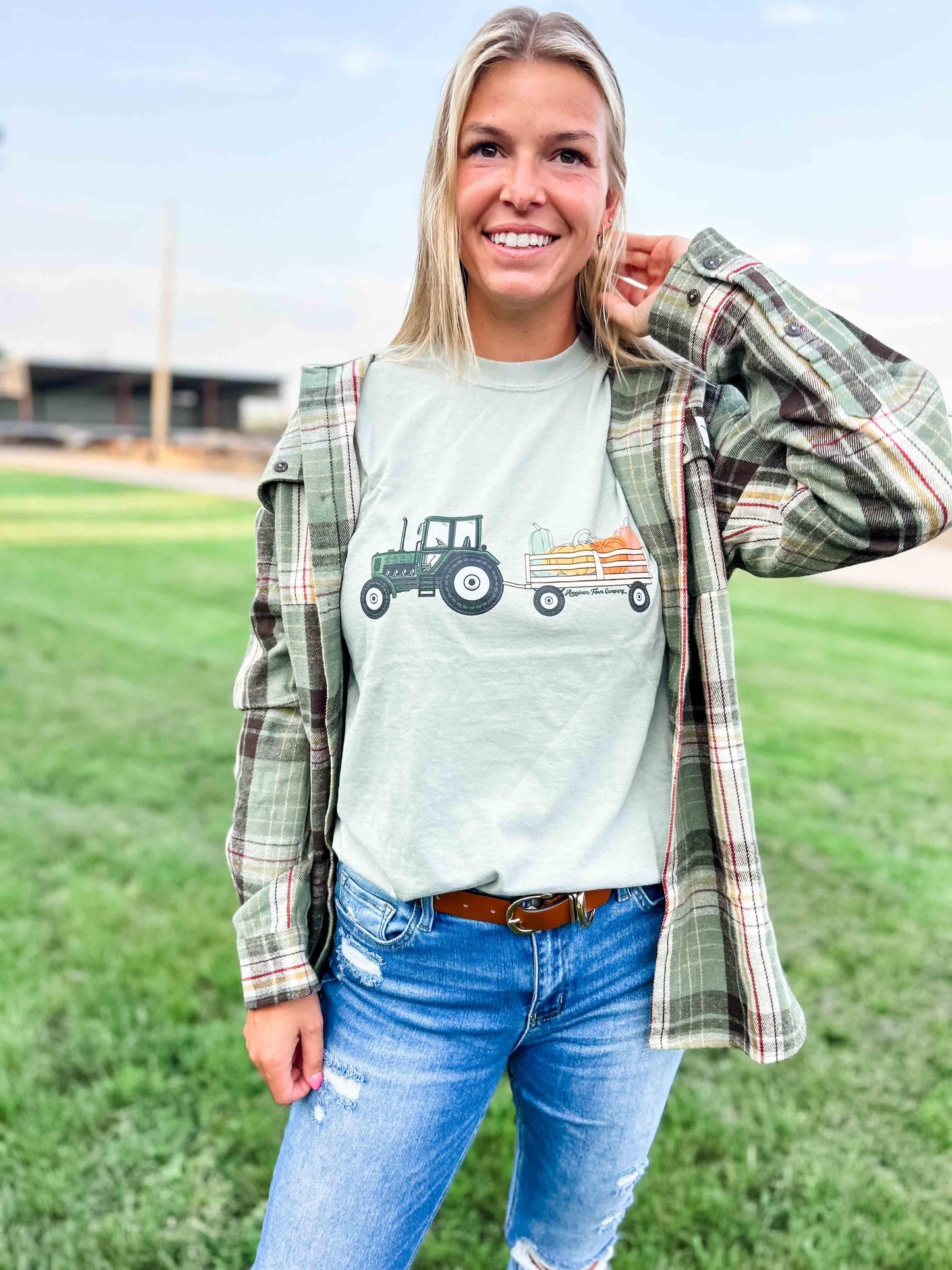 Pumpkin Hayrack Tee - American Farm Company