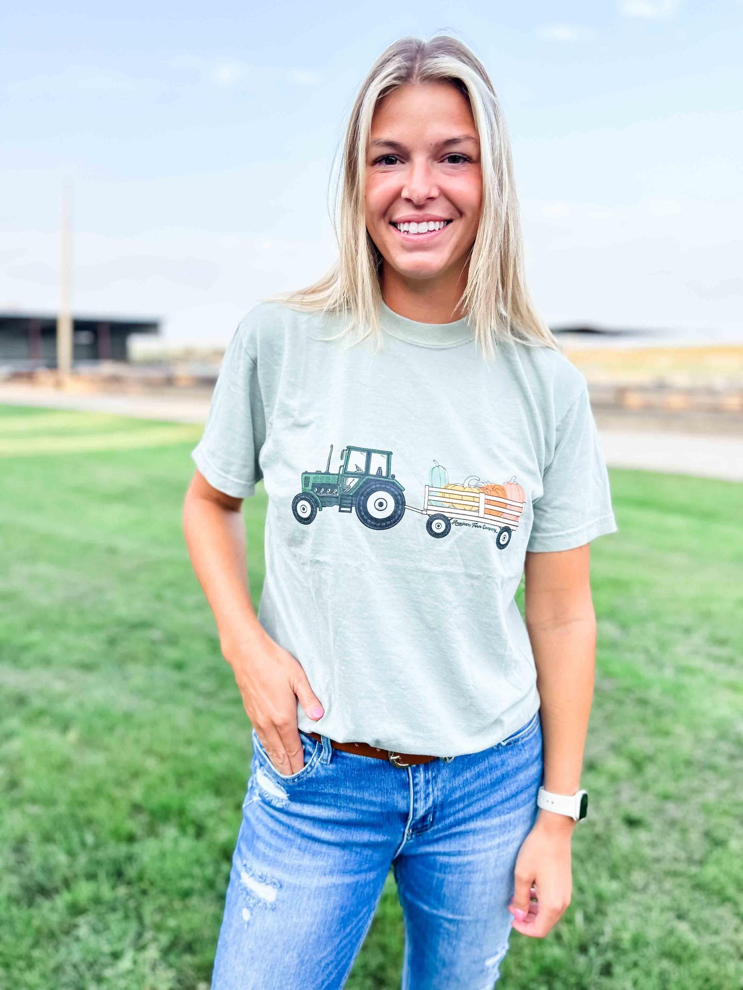 Pumpkin Hayrack Tee - American Farm Company