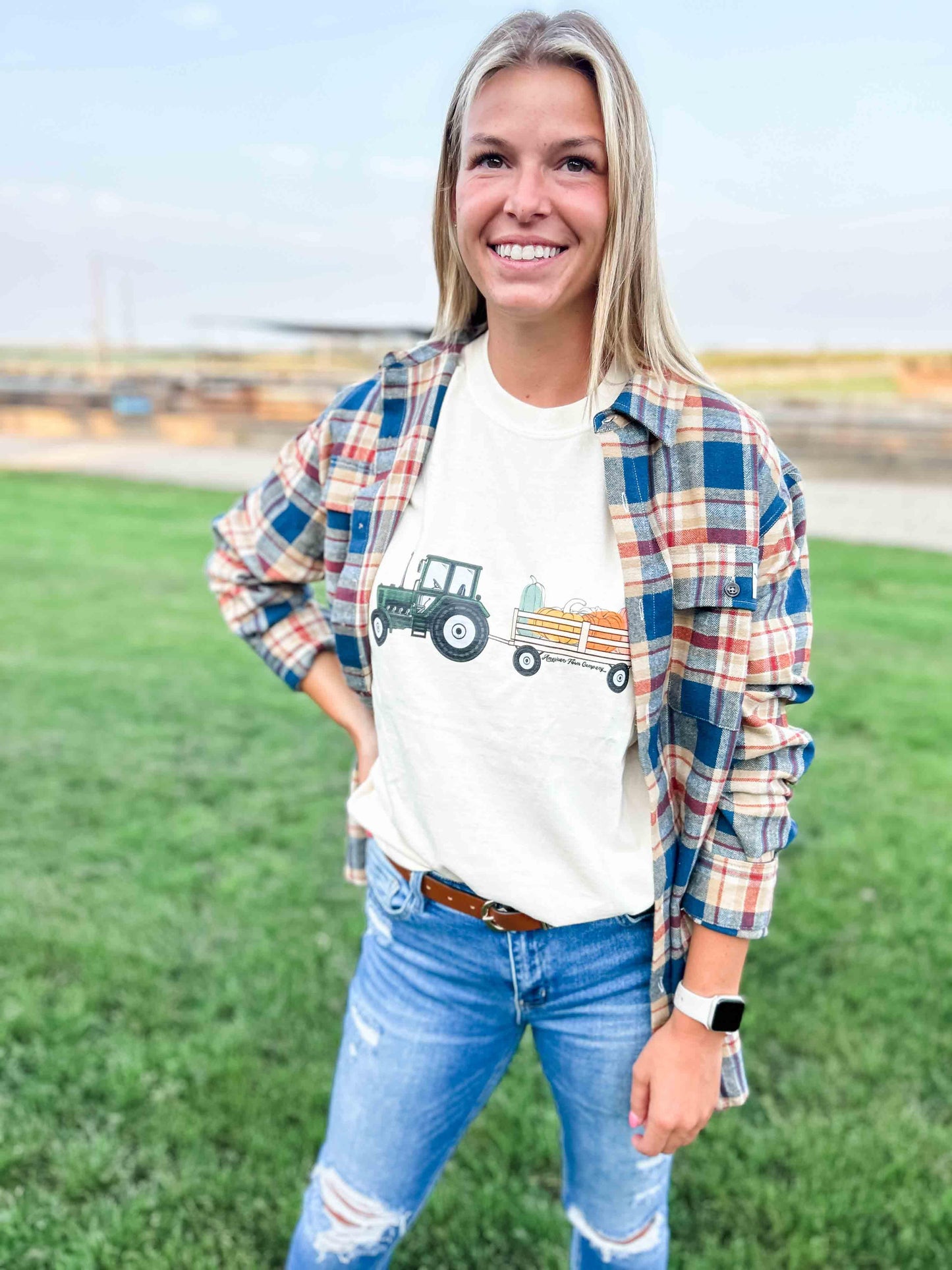 Pumpkin Hayrack Tee - American Farm Company
