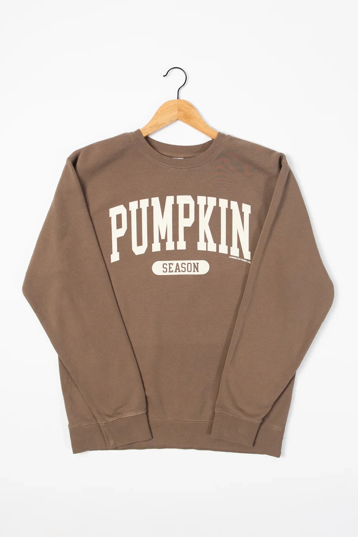 'Pumpkin Season' Brown Crewneck