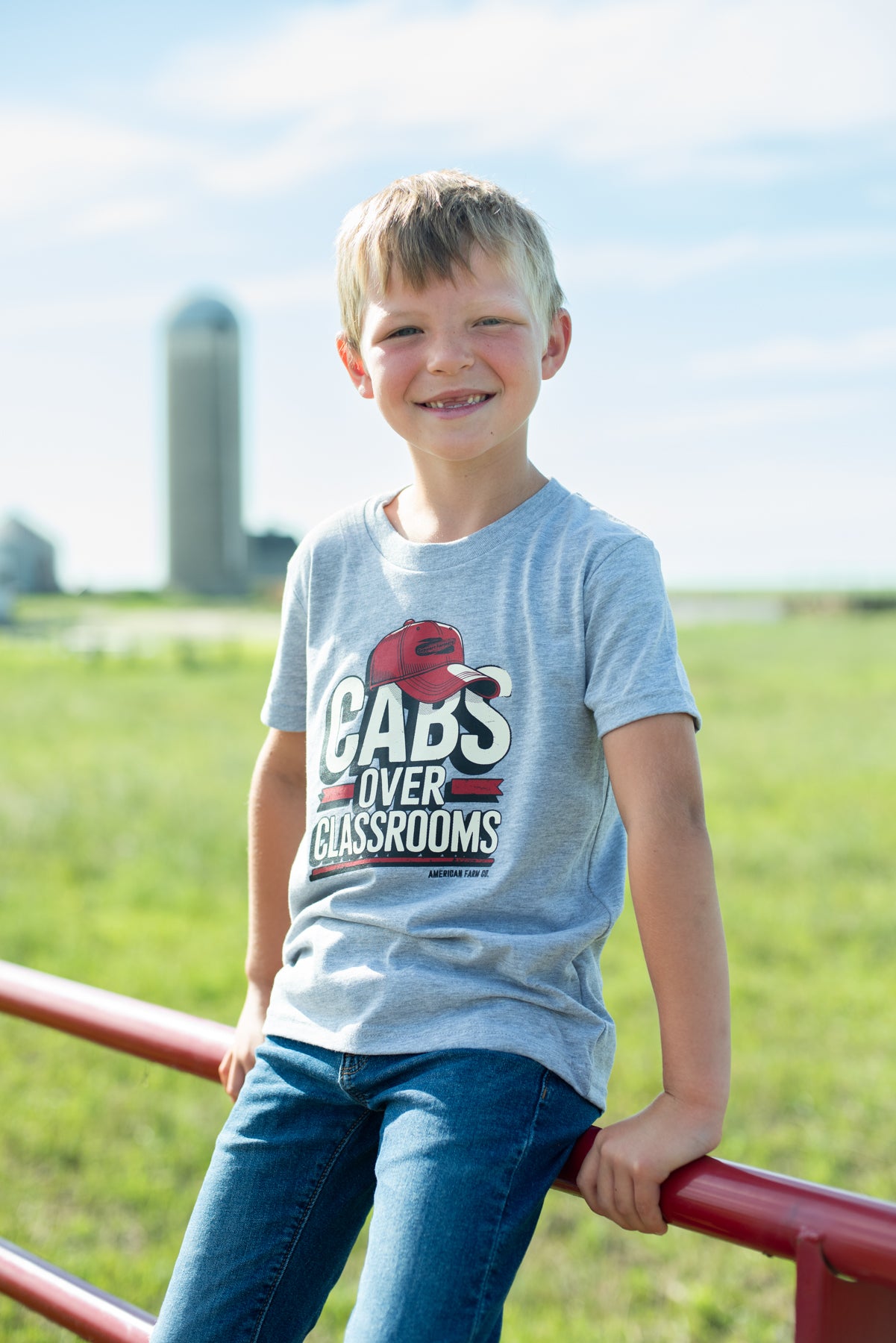 Red 'Cabs over Classrooms' Toddler/Youth Tee