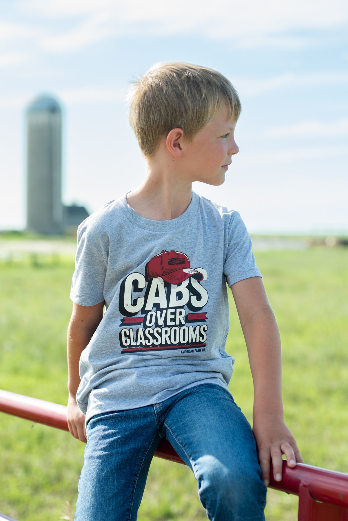 Red 'Cabs over Classrooms' Toddler/Youth Tee
