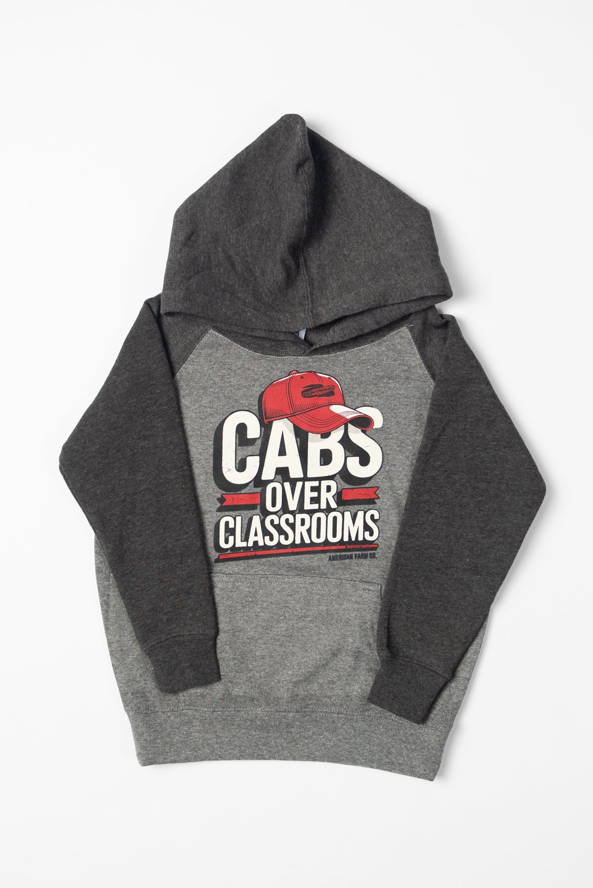 Red 'Cabs over Classrooms' Toddler/Youth Hoodie