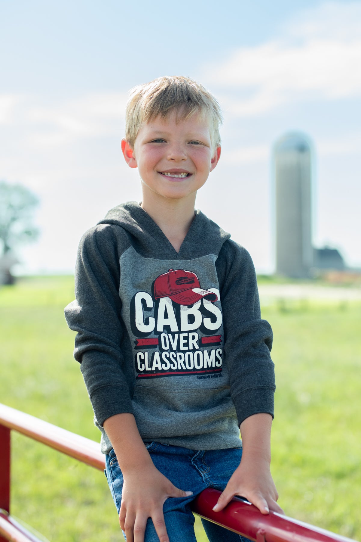 Red 'Cabs over Classrooms' Toddler/Youth Hoodie