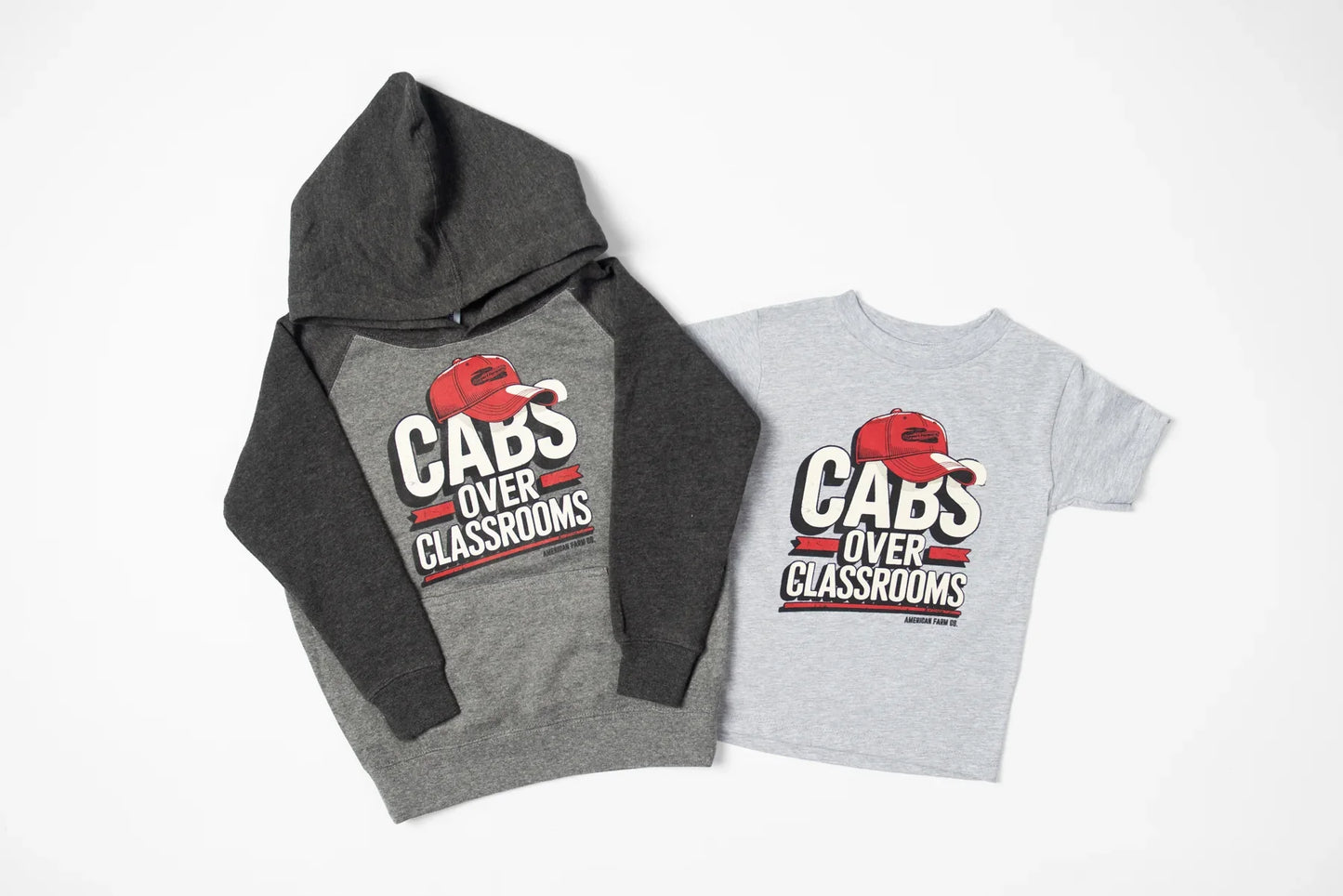 Red 'Cabs over Classrooms' Toddler/Youth Hoodie