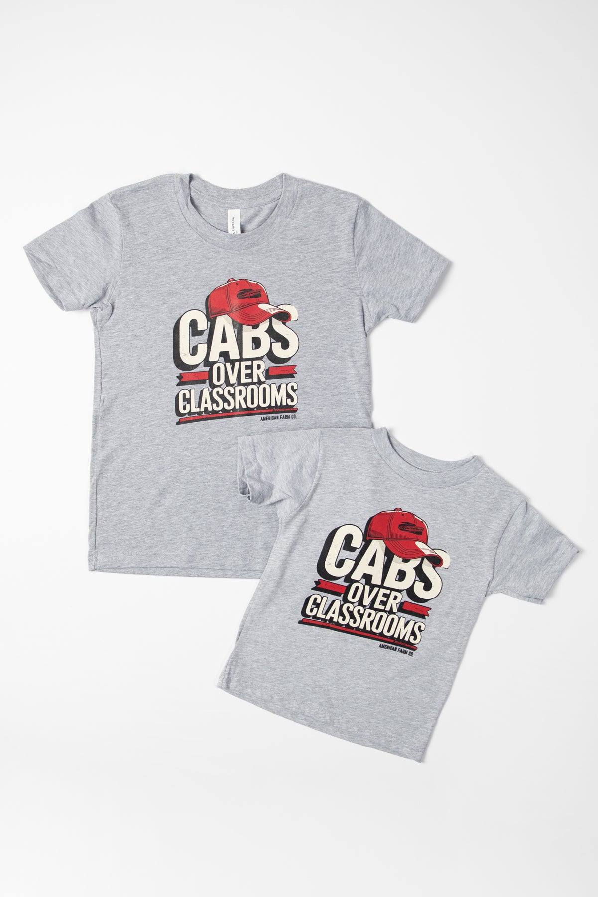Red 'Cabs over Classrooms' Toddler/Youth Tee