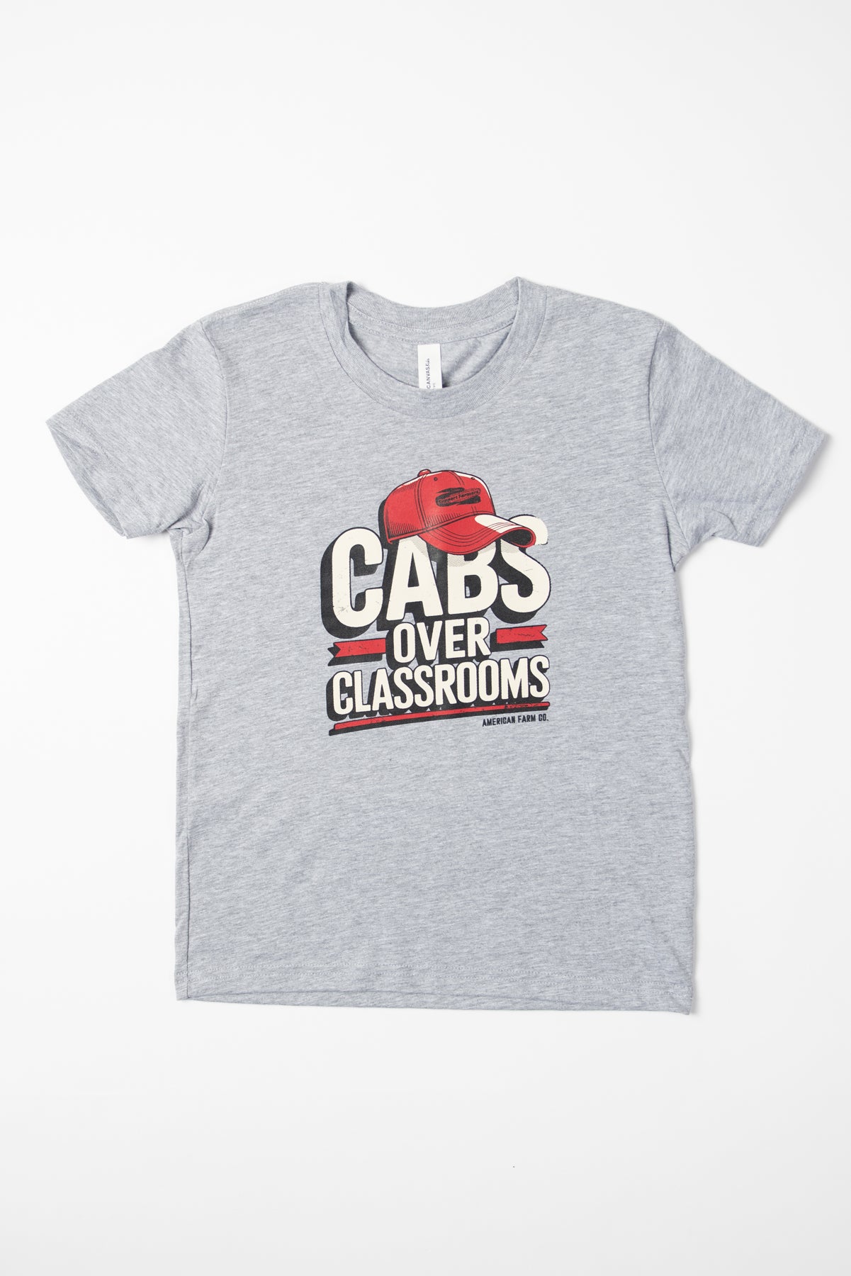 Red 'Cabs over Classrooms' Toddler/Youth Tee