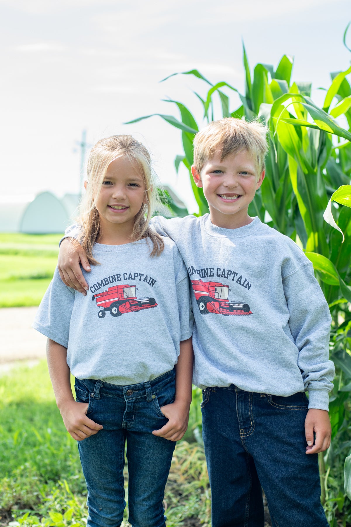 Red Combine Captain Youth Tee