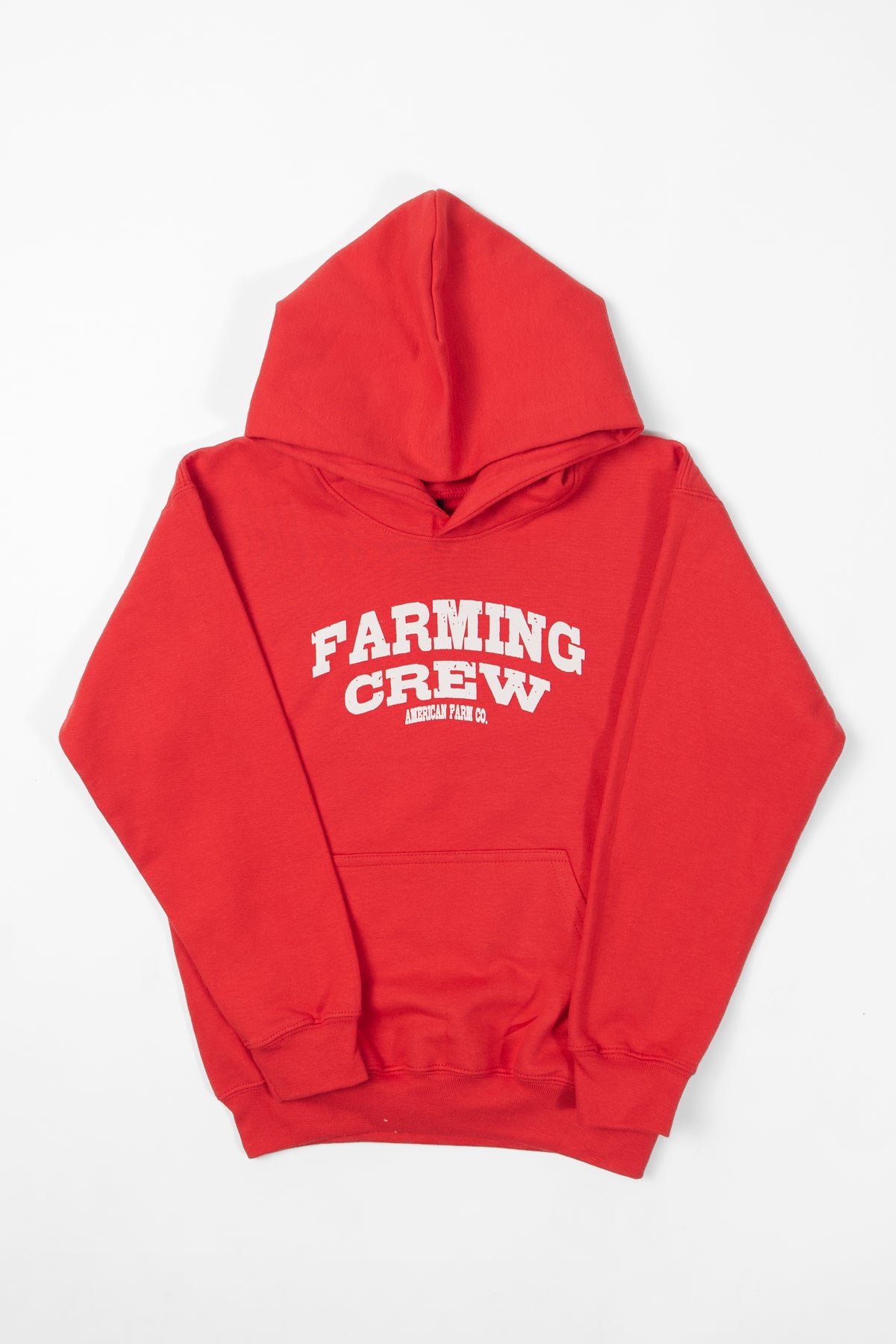 Red 'Farming Crew' Toddler/Youth Hoodie