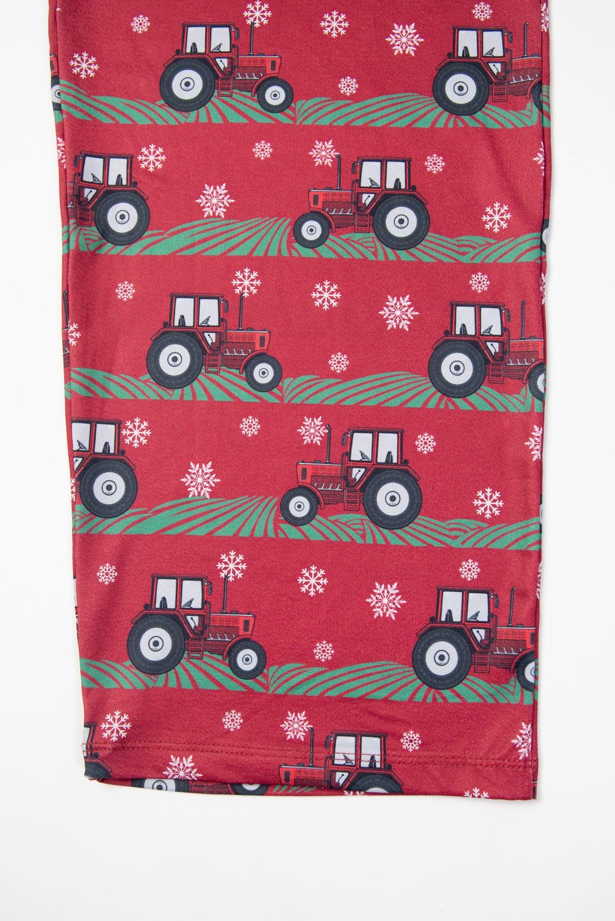 Red Tractor Christmas Adult Pajama Pants *PREORDER*