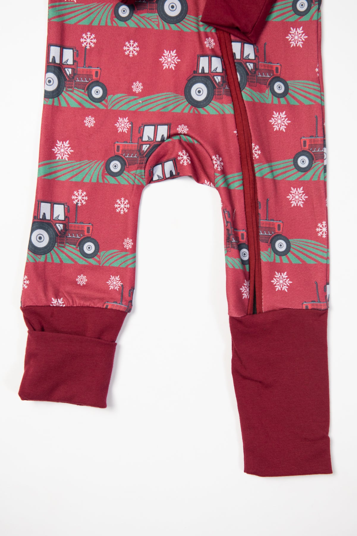 Red Tractor Christmas Baby Zippy *PREORDER*