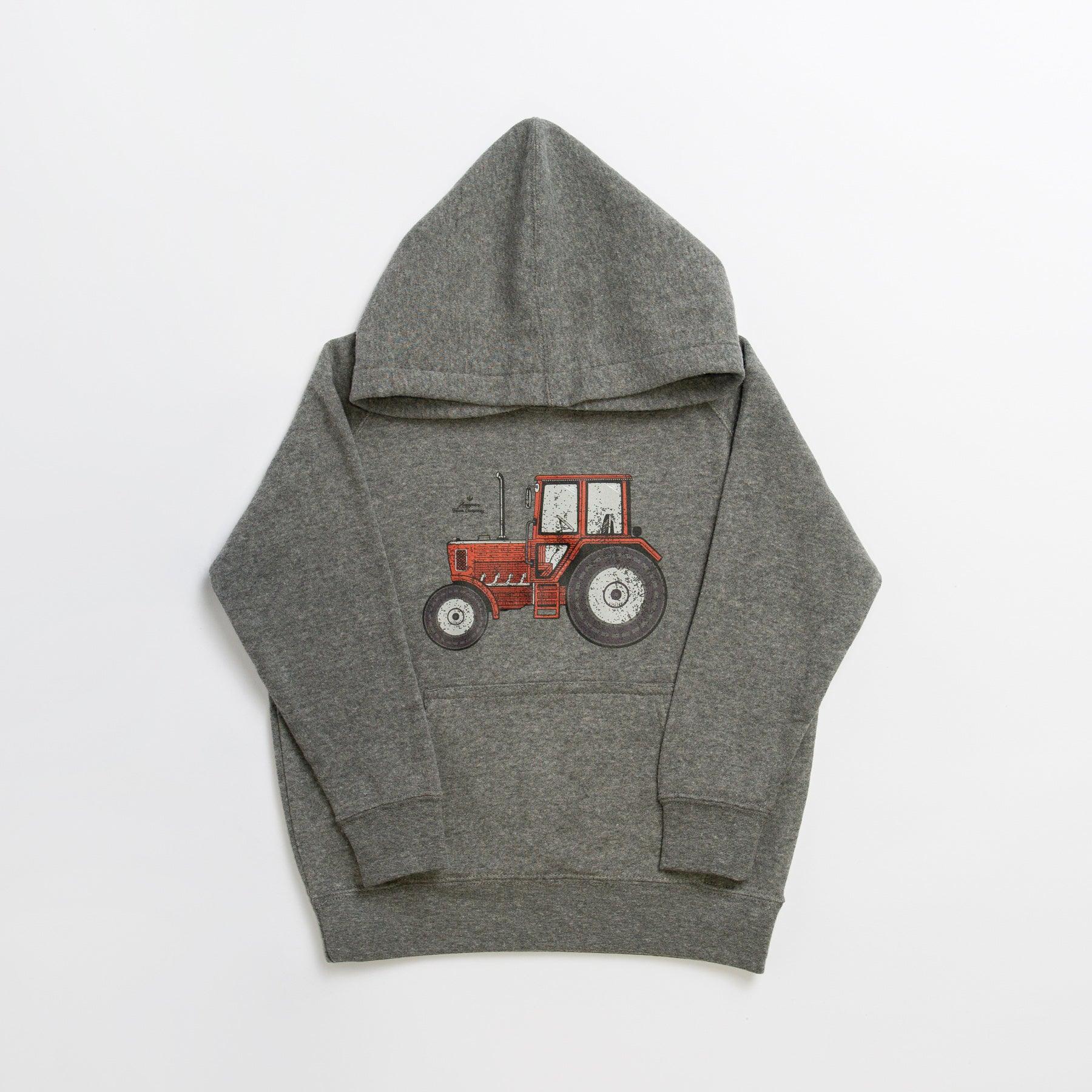 Red Tractor Toddler/Youth Hoodie - American Farm Company
