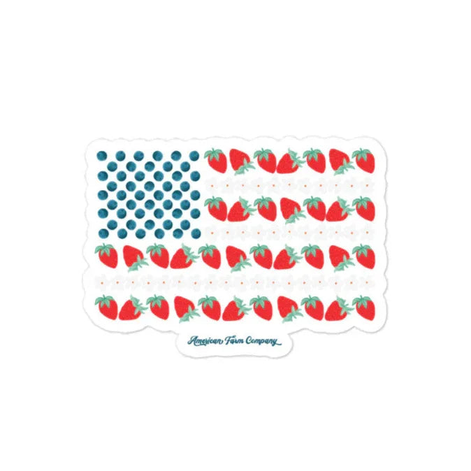 Fruit Flag Sticker