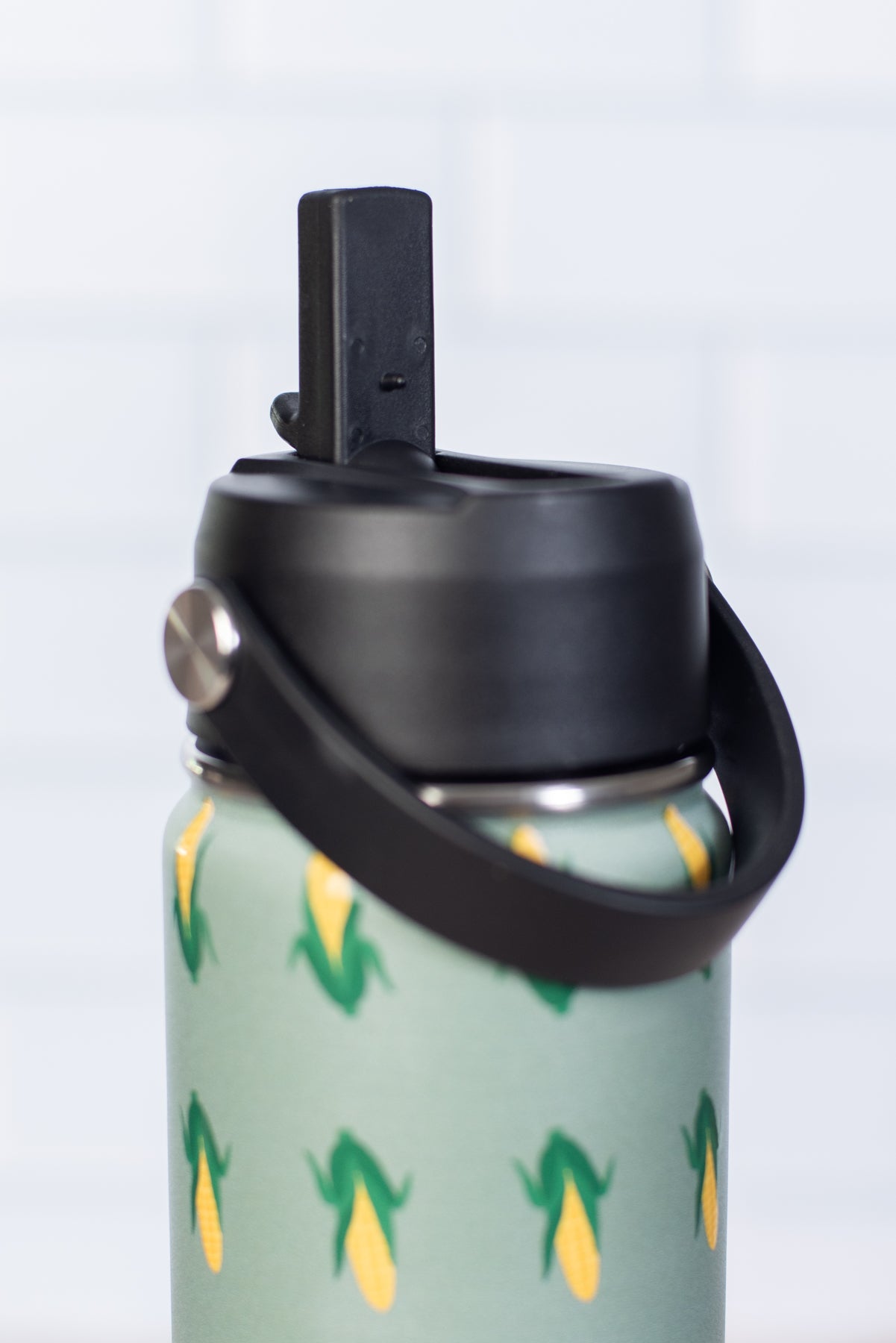 Retro Corn 22oz Water Bottle