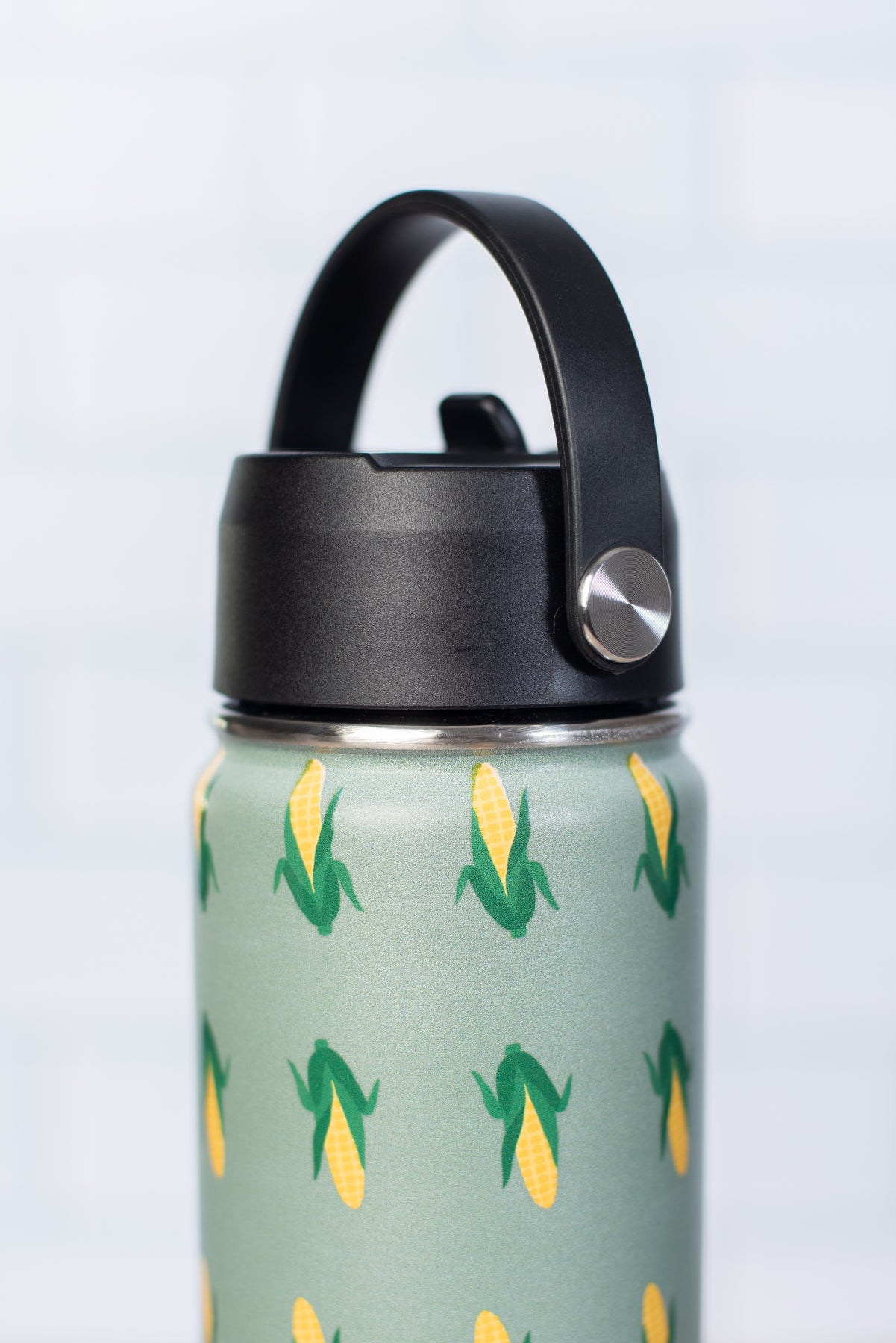 Retro Corn 22oz Water Bottle