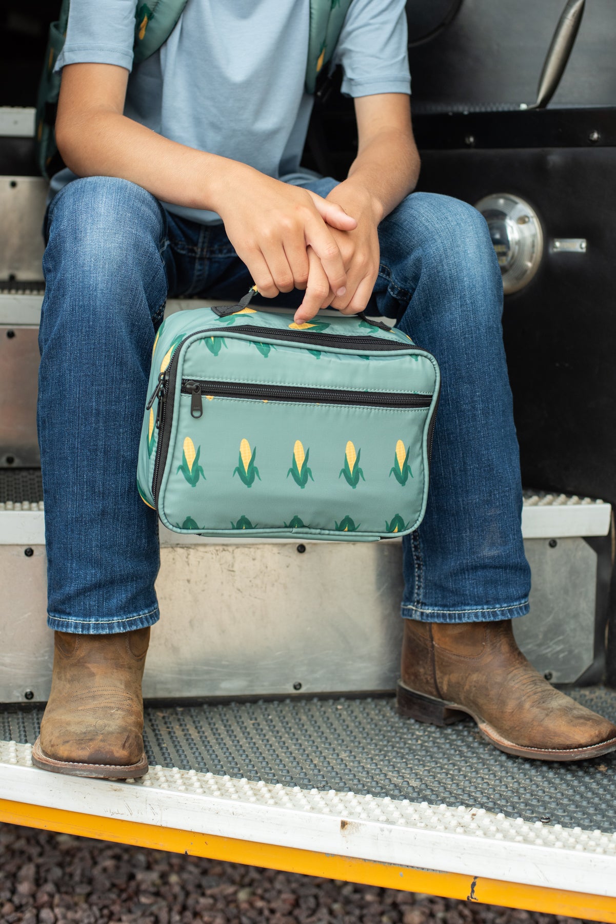 Retro Corn Lunch Bag
