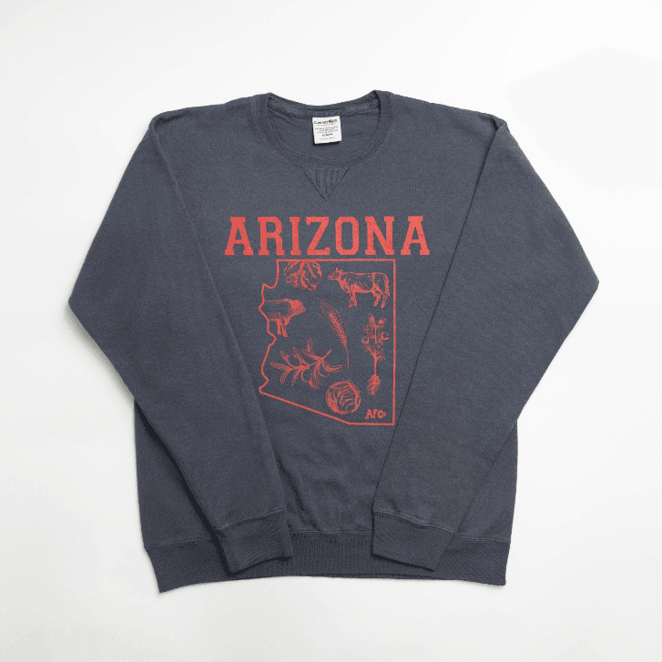 Arizona - State Agriculture Navy Crewneck - American Farm Company