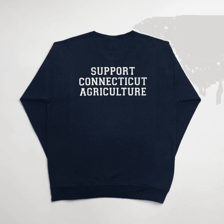 Connecticut - State Agriculture Navy Crewneck - American Farm Company