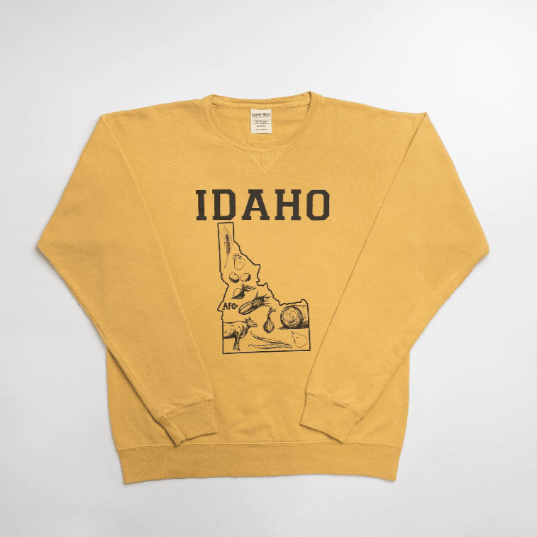 Idaho - State Agriculture Gold Crewneck - American Farm Company