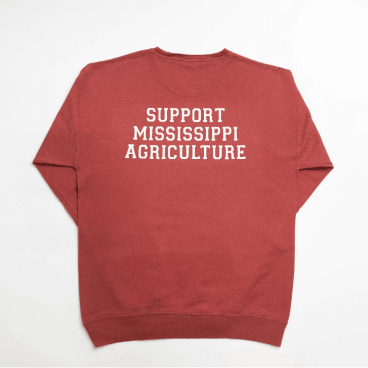 Mississippi - State Agriculture Red Crewneck - American Farm Company