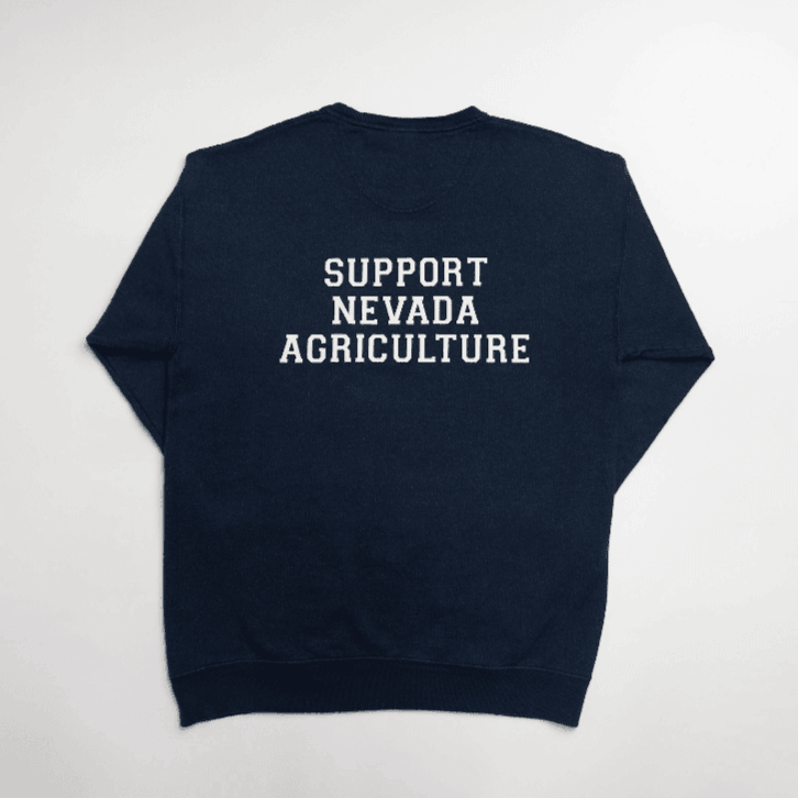 Nevada - State Agriculture Navy Crewneck - American Farm Company