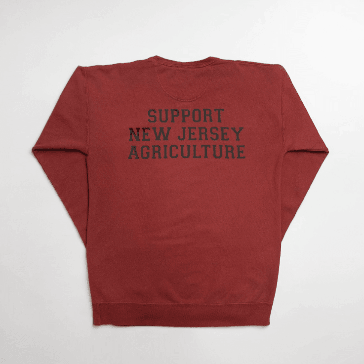 New Jersey - State Agriculture Red Crewneck - American Farm Company