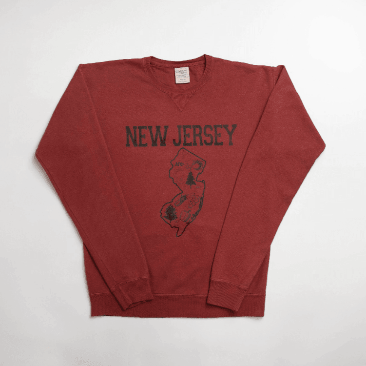 New Jersey - State Agriculture Red Crewneck - American Farm Company