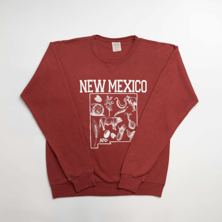 New Mexico - State Agriculture Red Crewneck - American Farm Company