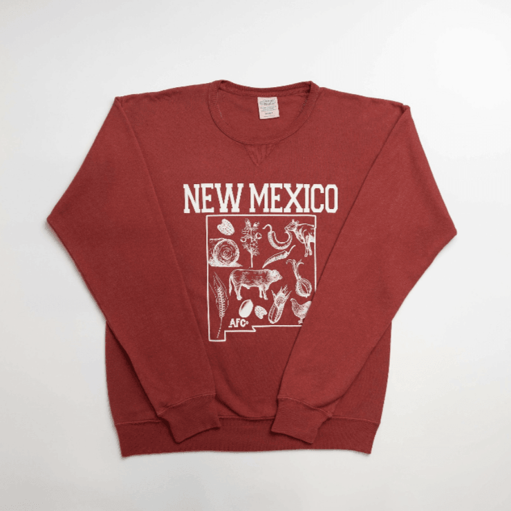 New Mexico - State Agriculture Red Crewneck - American Farm Company