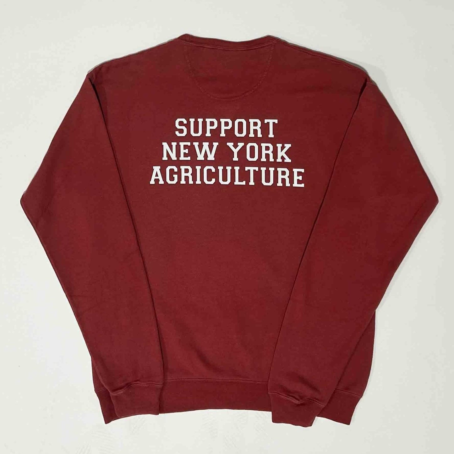 New York - State Agriculture Red Crewneck - American Farm Company